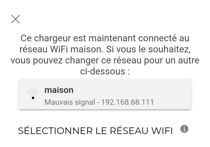 Erreur IP erronée en attente VE ERR:1006 borne V2C Trydan Saint-Sulpice-la-Pointe